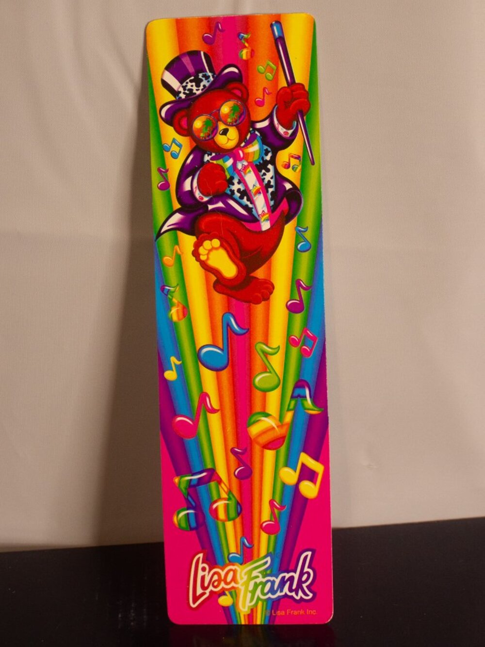 Lisa Frank Hollywood Bear Bookmark Vintage 1990s - Picture 1 of 4